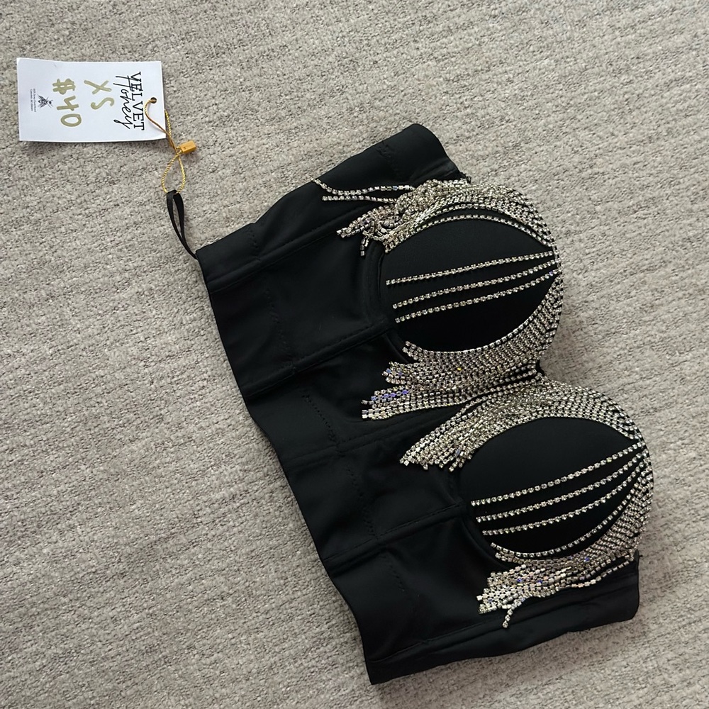 Black Corset Top (NWT)